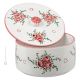 BISCOTTIERA ROSELLINE Biscuit jar with lid Castelli ceramic authentic handmade Abruzzo Made in Italy