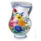 BROCCA FIORACCIO POLICROMO Castelli Ceramic carafe pitcher decanter authentic handmade Abruzzo Made in Italy