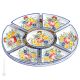 FIORACCIO Appetizer plate, authentic Castelli artistic ceramic, hand made and painted.