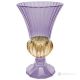 Authentic Hand Painted Vase Modern Decorative Premium Quality Glass.-Purple