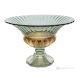 ADA Hand Painted Centerpiece Authentic Modern Decorative Glass Premium Quality.-Green