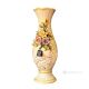 Vase ceramic artwork - Interior décor - Opulent flowers sculpture