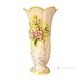 Vase ceramic art - Table decor dining - Majestic floral design