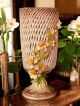 Vase ceramic art - Table and decor - Chalice climbing flowers
