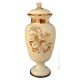 VASE Baroque style artistic ceramic with 24k gold details Made in Italy