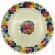 PIATTO CORONCINA TRADIZIONALE Wall plate decorative dish hanging precious ceramic handpainted handmade authentic Made Italy from the Friuli region