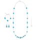 PARURE AURORA jewellery set necklace bracelet earrings handmade pearls in Murano-Venice glass with silver 925 authentic Made in Italy