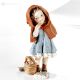 LITTLE RED RIDING HOOD Capodimonte statuette, fairy-tale worlds in porcelain.