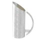 CARAFFA MANICO MEZZA LUNA Wine Water Decanter Carafe Silver Plated Artistic Creation Handcraft Made in Italy  *28.1oz