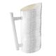 CARAFFA MANICO PONTE Wine Water Decanter Carafe Silver Plated Artistic Creation Handcraft Made in Italy *24.6oz