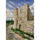 MOLINARA HISTORICAL CASTLE  Acrylic painting on canvas modern Made in Italy 