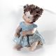 CINZIA - Capodimonte, romantic figurine in high quality porcelain.
