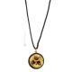 COLLANA MILLEFIORI fashion jewellery collier necklace handmade Murano-Venice glass with gold 18k leaf and aventurine stone details authentic Made in Italy