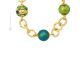 COLLANA FIORATO ORO fashion jewellery collier necklace handmade pearls in Murano-Venice glass with gold 18k authentic Made in Italy