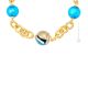 COLLANA FUNNY fashion jewellery collier necklace handmade pearls in Murano-Venice glass with gold 18k authentic Made in Italy