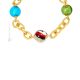COLLANA FUNNY fashion jewellery collier necklace handmade pearls in Murano-Venice glass with gold 18k authentic Made in Italy