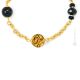 COLLANA MERLETTO fashion jewellery collier necklace handmade pearls in Murano-Venice glass with gold 18k authentic Made in Italy