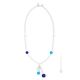 COLLANA DENISE fashion jewellery collier necklace handmade pearls in Murano-Venice glass with silver 925 authentic Made in Italy