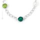COLLANA DENISE fashion jewellery collier necklace handmade pearls in Murano-Venice glass with SILVER 925 authentic Made in Italy