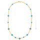 COLLANA FASCIA ORO fashion jewellery collier necklace handmade pearls in Murano-Venice glass with gold 18k authentic Made in Italy