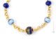 COLLANA FASCIA ORO fashion jewellery collier necklace handmade pearls in Murano-Venice glass with gold 18k authentic Made in Italy