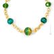 COLLANA FASCIA ORO fashion jewellery collier necklace handmade pearls in Murano-Venice glass with gold 18k authentic Made in Italy