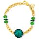 BRACCIALE WENDY fashion jewellery bracelet armlet handmade pearls in Murano-Venice glass with silver 925 authentic Made in Italy