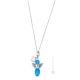 COLLANA ANGELO fashion jewellery collier necklace handmade pearls in Murano-Venice glass authentic Made in Italy