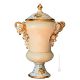 VASE ELEGANTE Baroque style artistic ceramic with 24k gold details Made in Italy