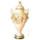 VASE ARMONIOSO Baroque style artistic ceramic with 24k gold details Made in Italy