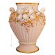 VASE IONICO Baroque style artistic ceramic with 24k gold details Made in Italy
