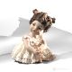 DORE Capodimonte statuette, romantic sweetness of fine porcelain.