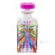 Decanter, decorative modern hand painted bottle made of premium quality glass.