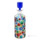 LISBOA Decanter, modern decorative hand painted crystal bottle.