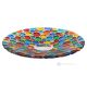 LISBOA Authentic Hand Painted Modern Decorative Crystal Centerpiece.