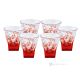 Set of 6 authentic hand painted liqueur glasses in premium quality glass.