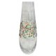 TRAVIATA Authentic hand painted vase modern decorative in superior quality glass.