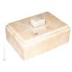 COFANETTO PORTAGIOIE MARMO ROSA PORTOGALLO jewellery box sculpture in pink Portugal marble authentic hand Made in Italy