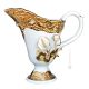 VASE Baroque style artistic ceramic with 24k gold details Made in Italy