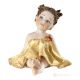 SUMMER Capodimonte porcelain statuette, elegance and magic of the seasons.