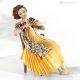 SUMMER BUTTERFLIES - Romantic elegance: unique Capodimonte figurine.
