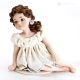 FIAMMETTA Capodimonte artistic porcelain doll, sweetness and romance.