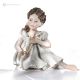 GAIA - Capodimonte, a refined art statuette in unparalleled porcelain.