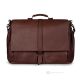 GEORGE Office bag Briefcase Work Bag business bag men's bag handcrafted in real brown leather
