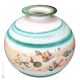 VASO PESCI Ceramic vase handcraft handmade hand painted authentic Made in Italy from the Friuli region