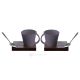 KRISTIAN 1 set of 2 cups with cup holder and spoon Italian porcelain handcraft modern style authentic Made in Italy