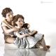 LIFE THAT FLOWS - Capodimonte doll, a unique and precious display piece.
