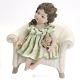 LISETTA - Capodimonte, elegant statuette in fine and refined porcelain.