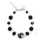 BRACCIALE MILLEFIORI fashion jewellery bracelet armlet handmade pearls in Murano-Venice glass with murrine authentic Made in Italy