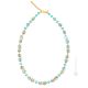 COLLANA EMILY fashion jewellery collier necklace handmade pearls in Murano-Venice glass with aventurine authentic Made in Italy